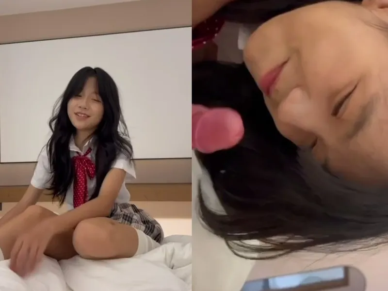 Em loli dễ thương liếm dương vật biến em thành con em đào dâm dục p1